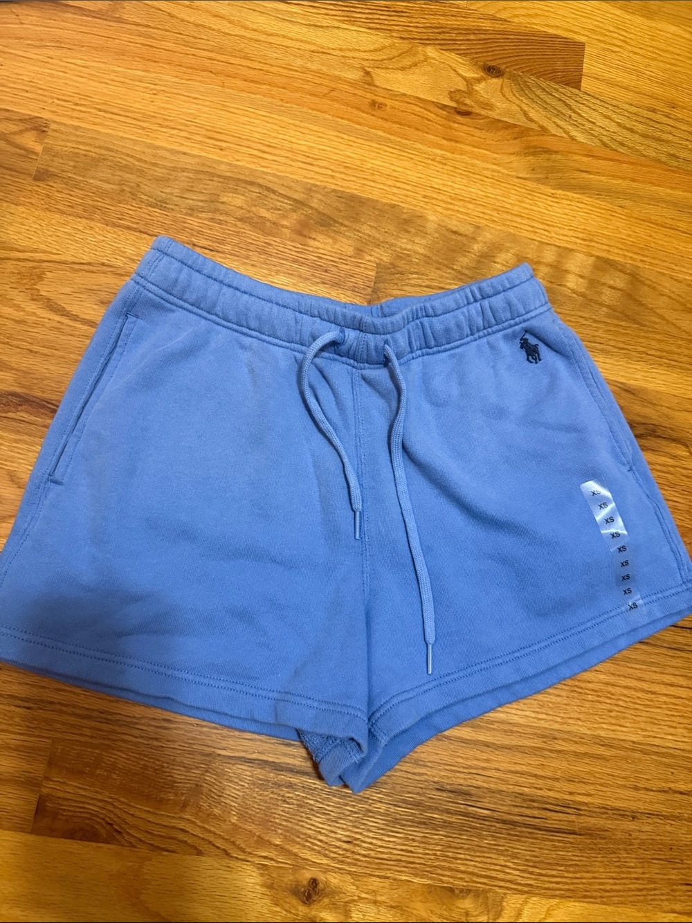 Ralph Lauren Light Blue Drawstring Athletic Shorts